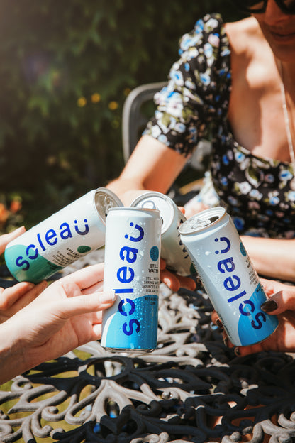 Soleau Sparkling Spring Water 330ml x 24